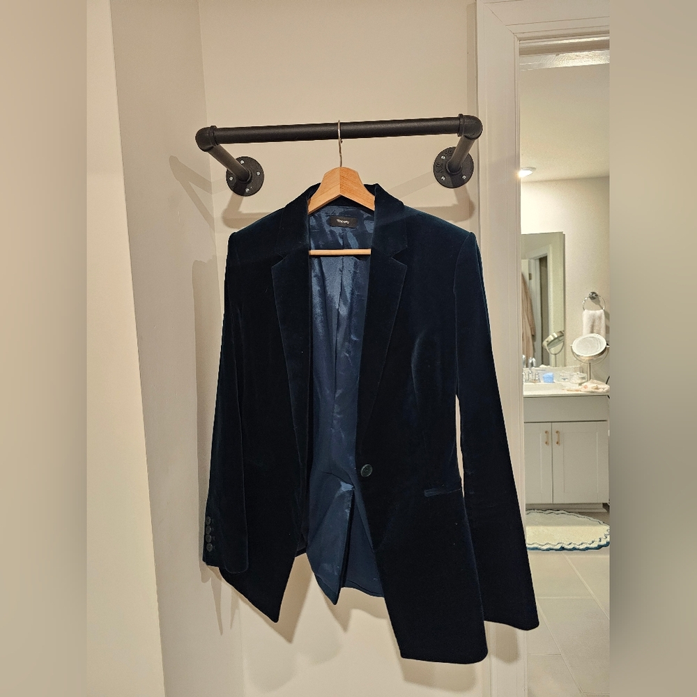Theory velvet blazer